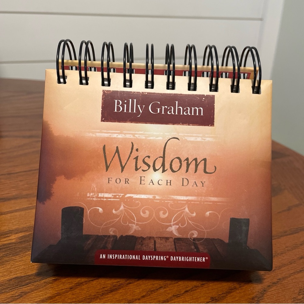 "Wisdom for Each Day"  Billy Graham DaySpring Inspirational DayBrightener